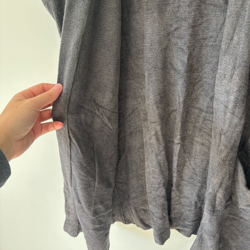 Barefoot Dreams Cozy Chic Ultra Lite Knit Sleeveless Open Front Cardigan Soft - Picture 7 of 10